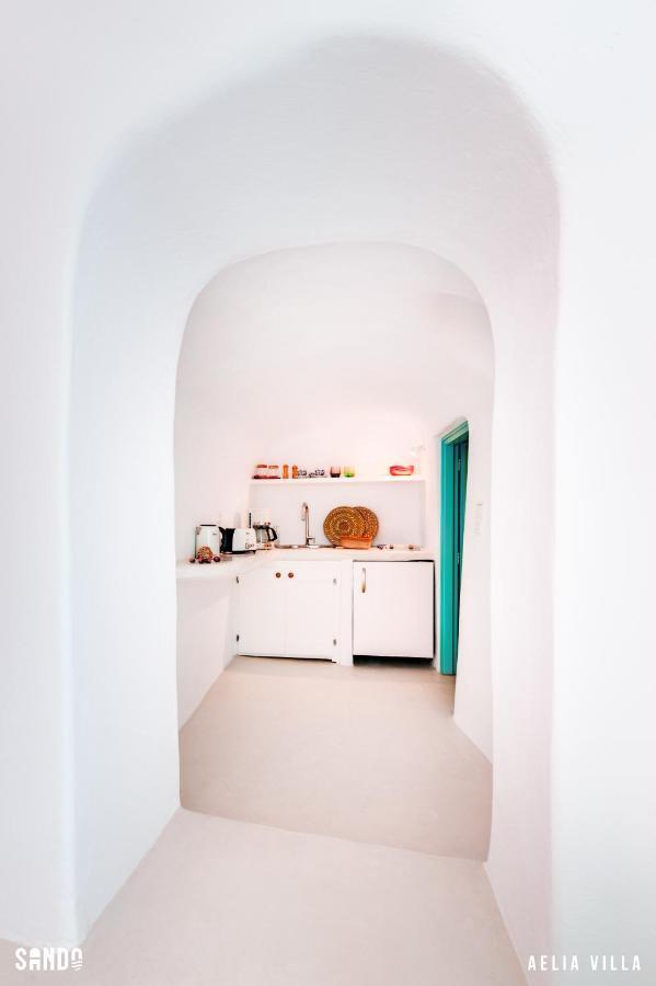 Sando Traditional Cave Villas With Jacuzzi And Sea View Vourvoúlos Exteriér fotografie