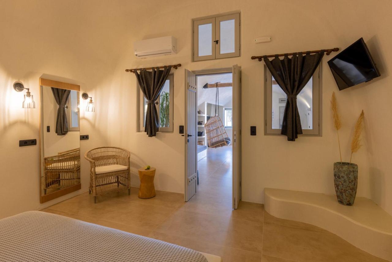 Sando Traditional Cave Villas With Jacuzzi And Sea View Vourvoúlos Exteriér fotografie