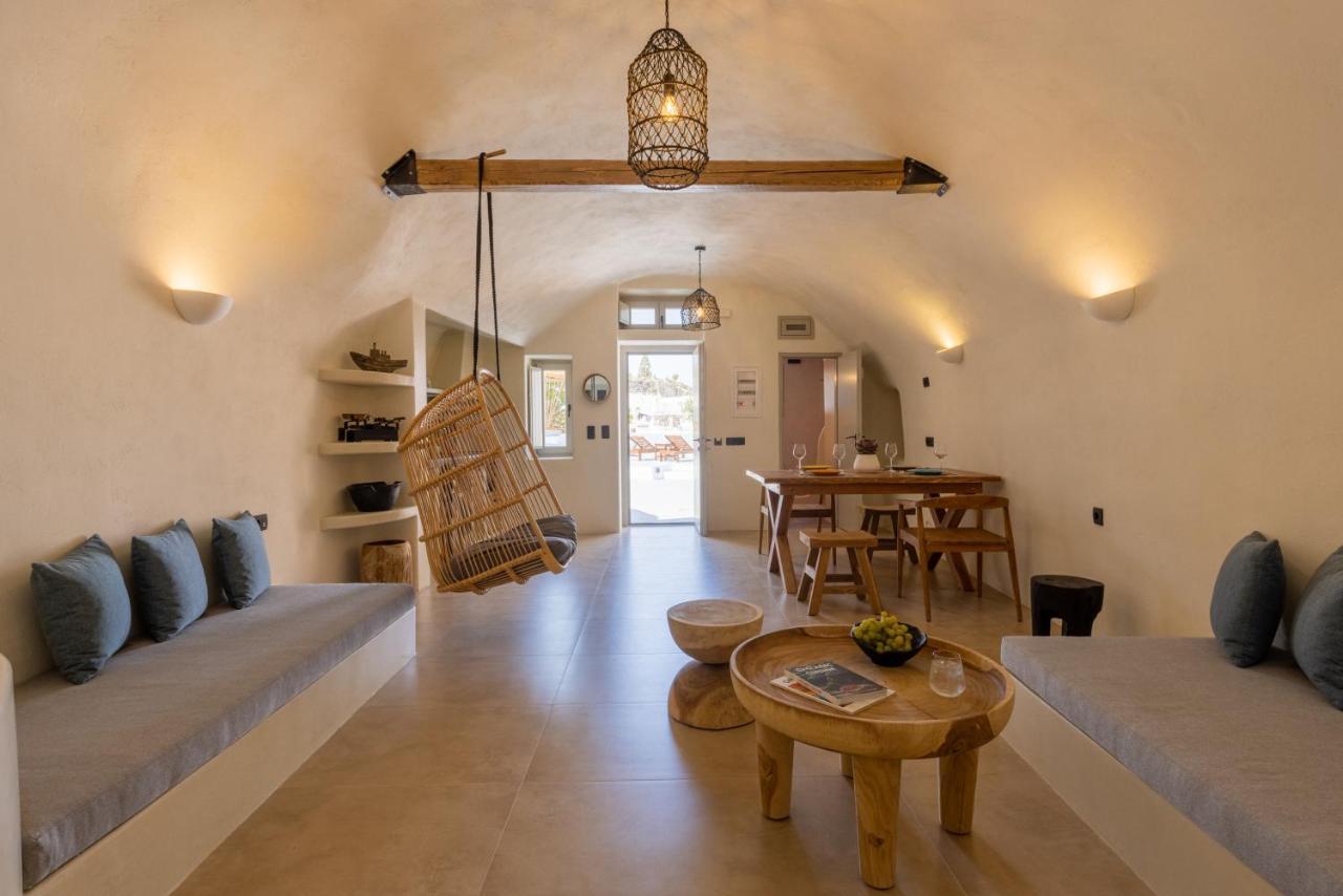 Sando Traditional Cave Villas With Jacuzzi And Sea View Vourvoúlos Exteriér fotografie